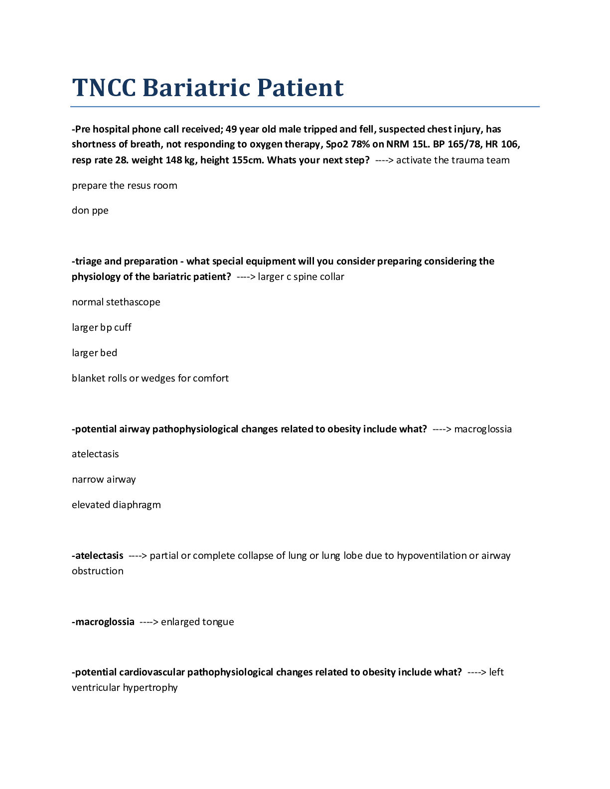 Preview image for TNCC Bariatric Patient